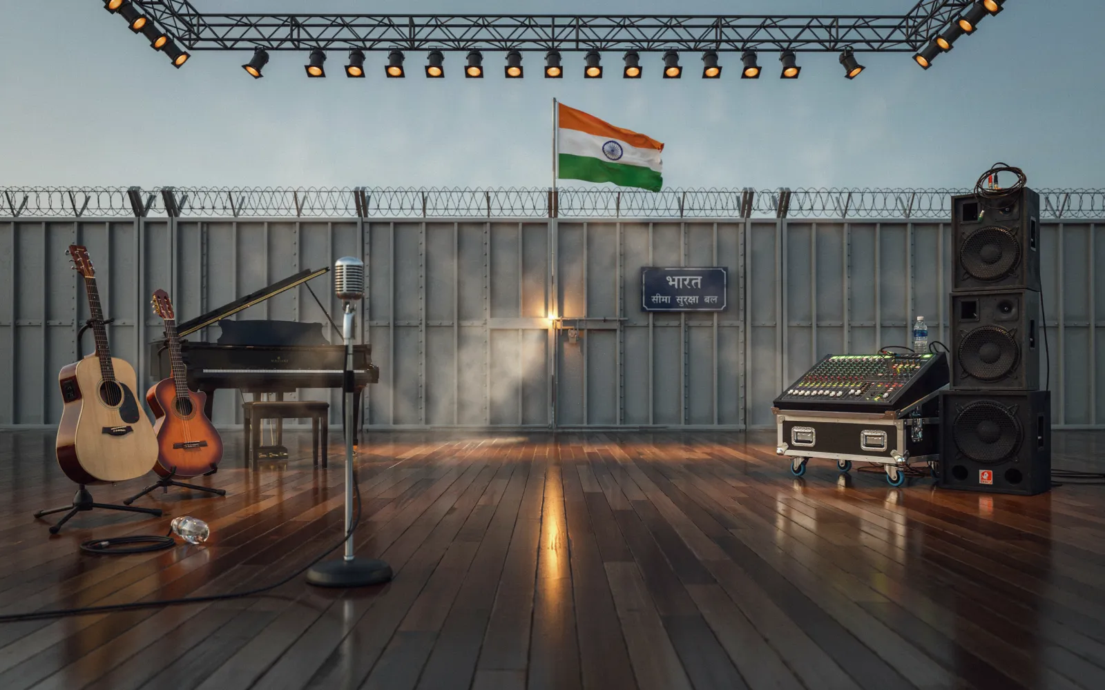 A.R. Rahman Performs Live at Attari Border, Honoring BSF Ahead of Main Vaapas Aaunga