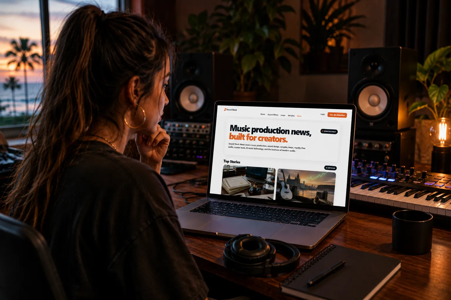 Sound Stock Launches Music Production News Hub as Creator Economy Continues to Expand