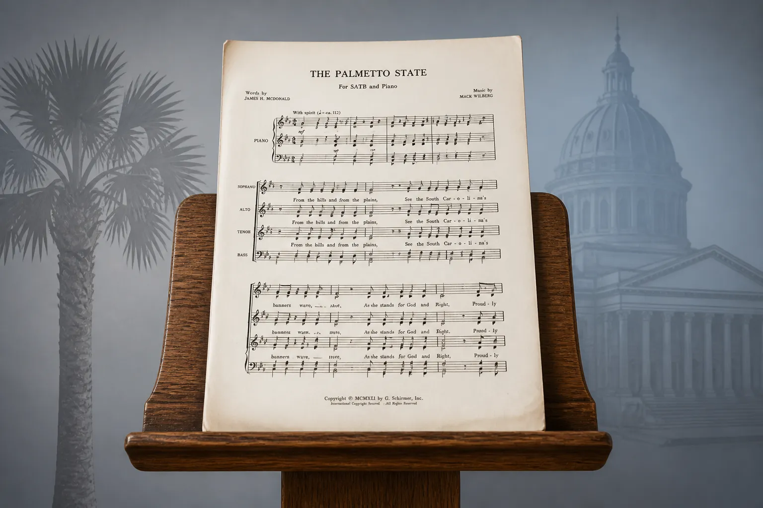 South Carolina Enacts While I Breathe, I Hope as Official State Choral Anthem
