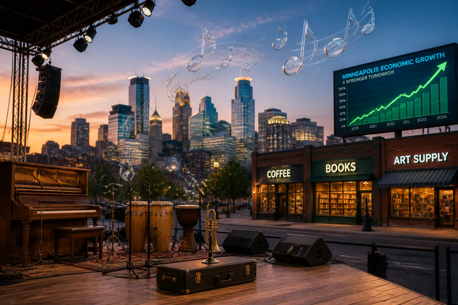 Minneapolis Launches Free Mile of Music to Boost Local Economy Amid Post-Surge Recovery